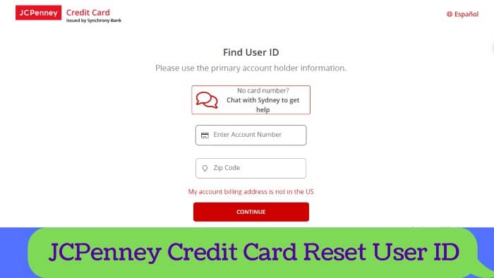 JCPenney-Credit-Card-Reset-User ID